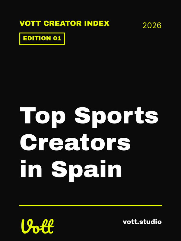 Vott Creator Index — Top Sports Creators in Spain